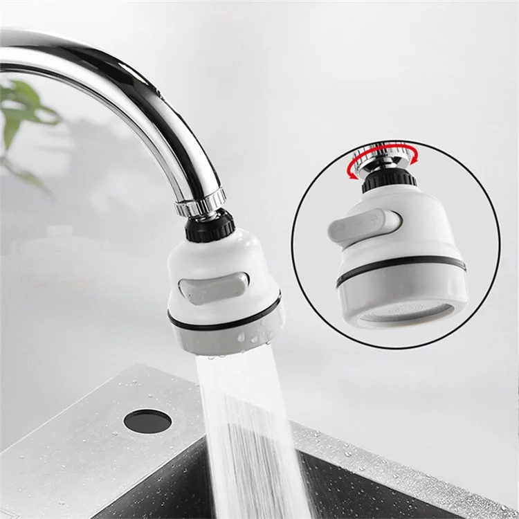 Torneira Bosquetão Anti-sprinkler Cozinha Tapete Filtro de Ajuste de Economia de Água - Branco