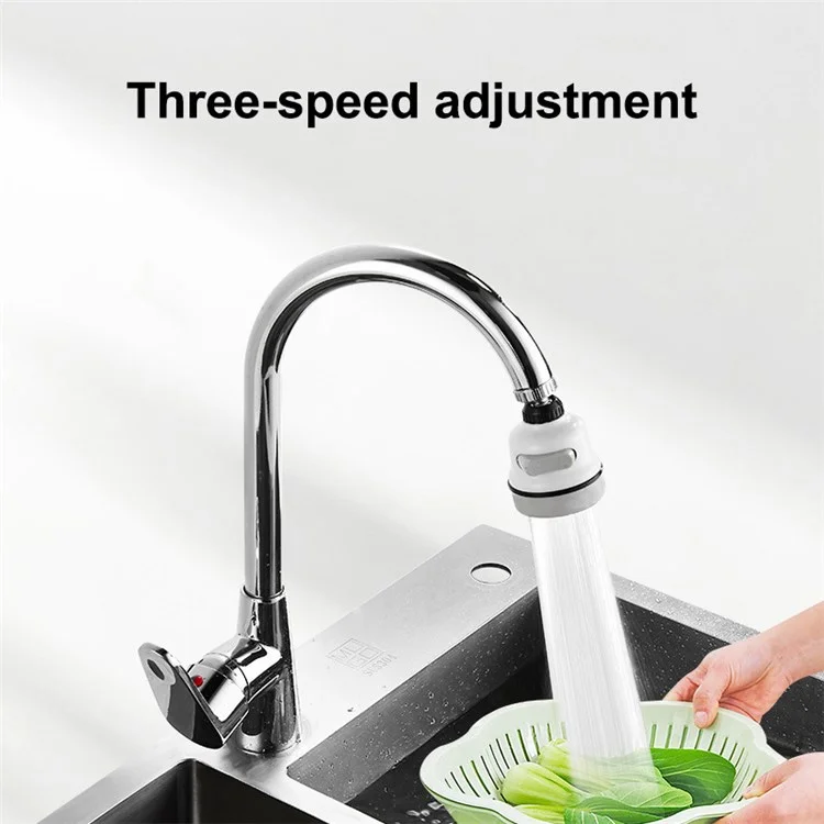 Torneira Bosquetão Anti-sprinkler Cozinha Tapete Filtro de Ajuste de Economia de Água - Branco