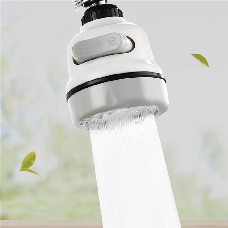 Torneira Bosquetão Anti-sprinkler Cozinha Tapete Filtro de Ajuste de Economia de Água - Branco