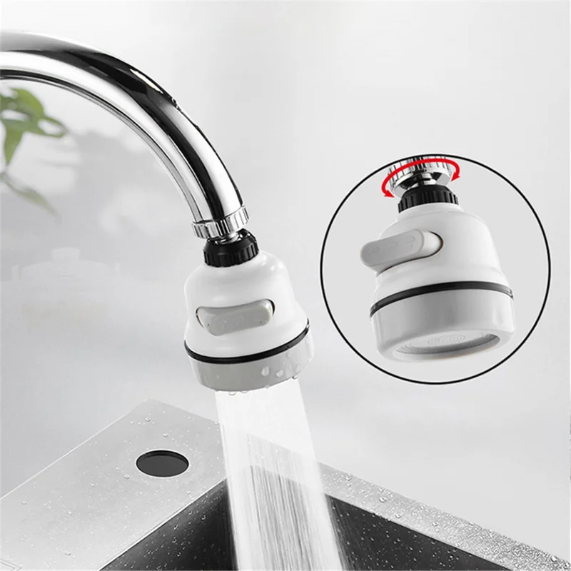 Faucet Booster Shower Anti-splash Sprinkler Kitchen Tap Water-saving Adjustment Filter - Full Plated