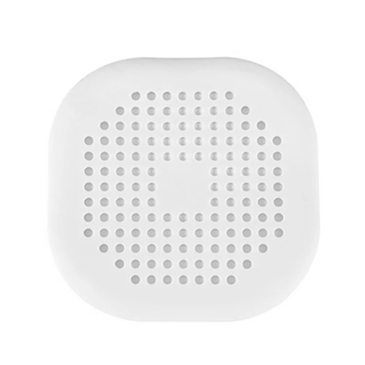 115706 Kitchen Sink Hair Filter Bathtub Anti-blocking Strainer Shower Floor Stopper (Flat Type) - White