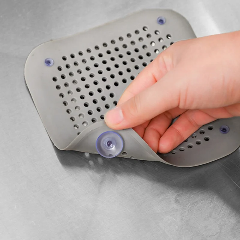 YH001 Tipo Convesso Anti-ostruzione Filtro per Capelli Lavello Cucina Filtro per Vasca da Bagno Doccia Pavimento Tappo - Bianco