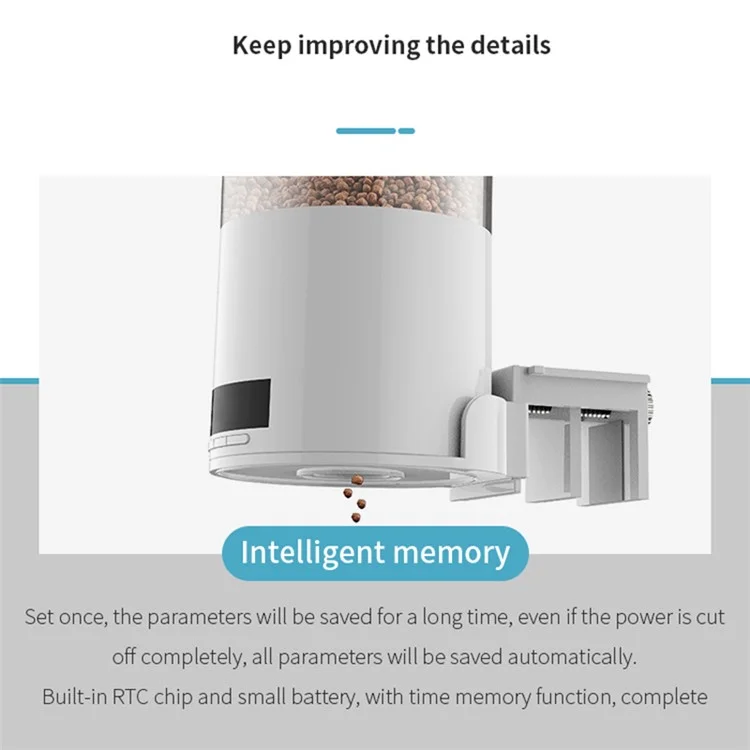 O2 Smart Fish Feeder LED Screen Digital Display Automatic Fish Feeder Fish Food Dispenser for Fish Tank