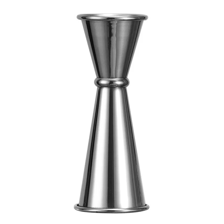 30 / 60ML Cocktail Jigger Food-Safe Stainless Steel Measuring Cup for Bar Supplies (BPA-Free, No FDA Certified) - Silver