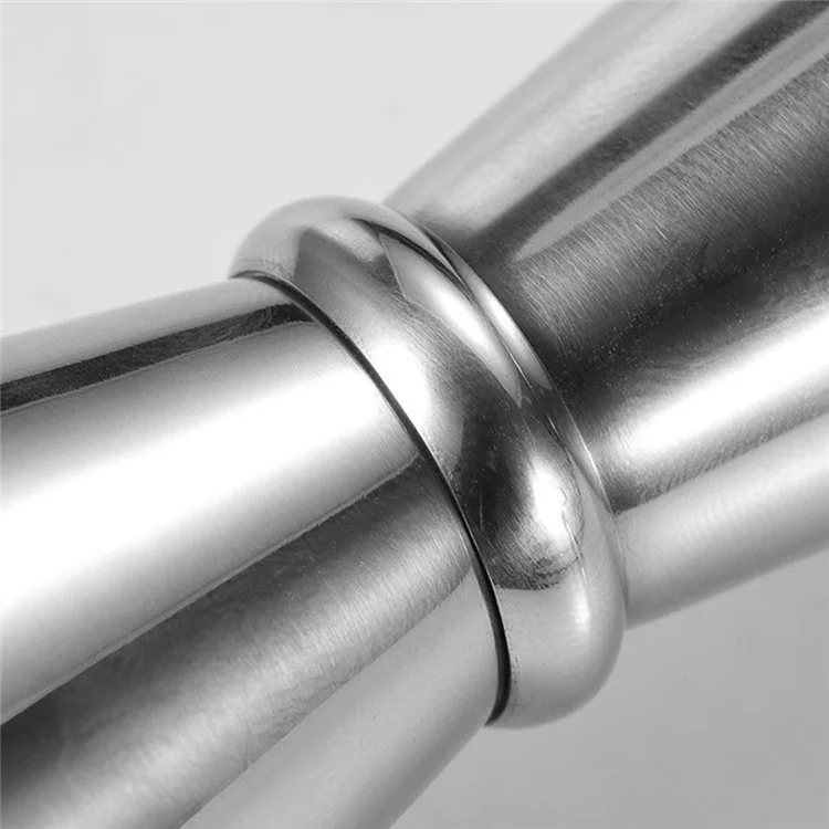30 / 60ML Cocktail Jigger Food-Safe Stainless Steel Measuring Cup for Bar Supplies (BPA-Free, No FDA Certified) - Silver