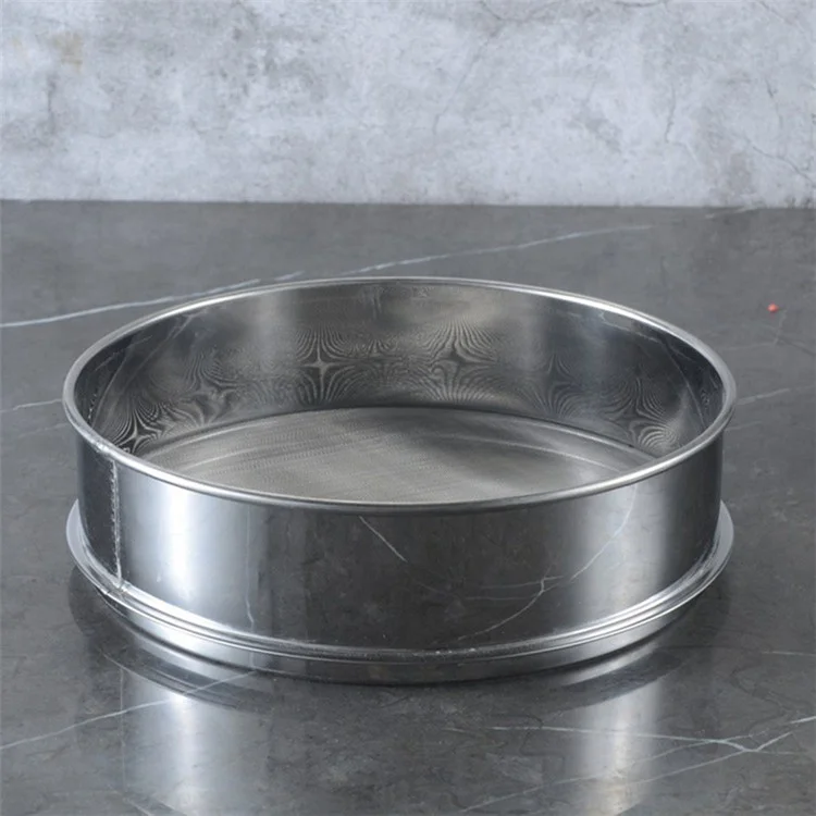 Tamis de cuisine en acier inoxydable à maille fine de 40 cm 40 pour la pâtisserie (sans BPA, sans certification FDA)