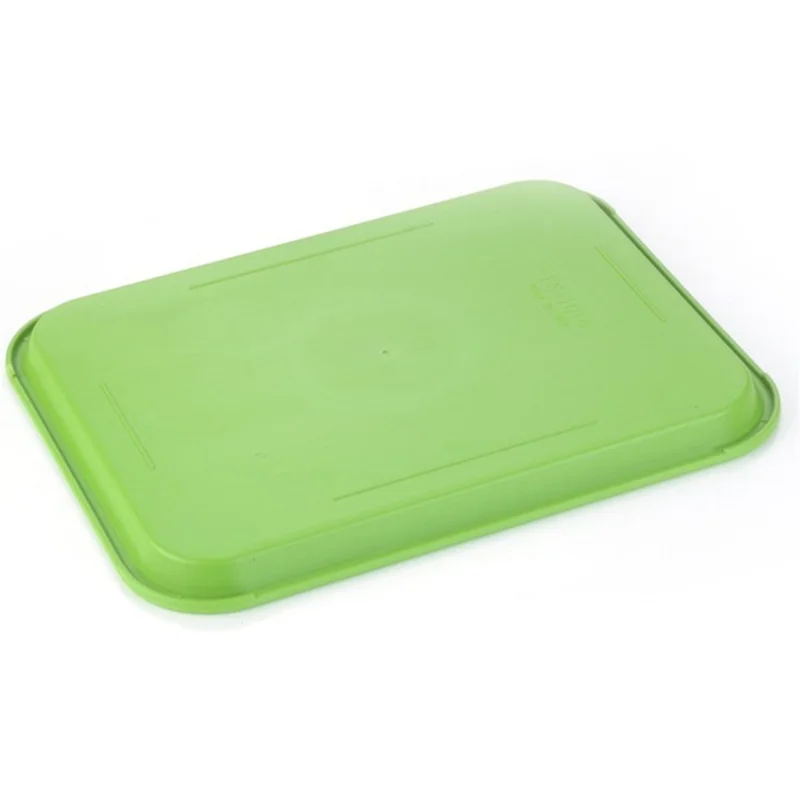 45x35cm Rectangular Fast Food Tray Hotel Restaurant PP Serving Tray, Size L (BPA-Free, No FDA Certified) - White