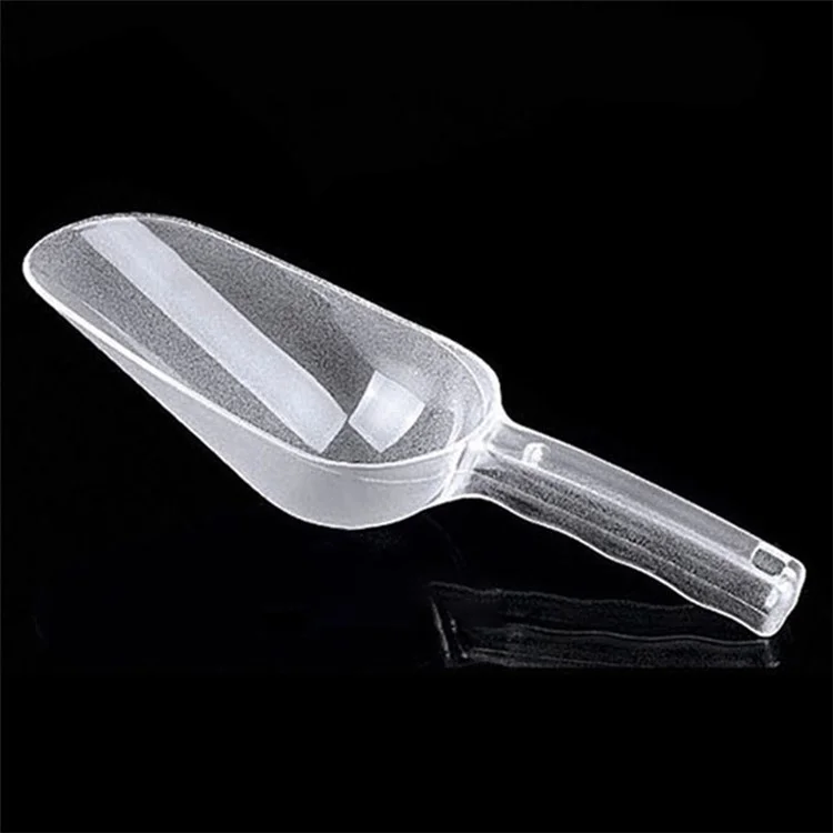 30cm Kitchen Plastic Ice Cube Scoop Candy Popcorn Flour Shovel, Size L, Round Opening (BPA-Free, No FDA Certificate)