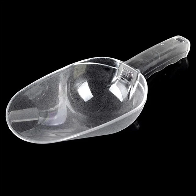 30cm Kitchen Plastic Ice Cube Scoop Candy Popcorn Flour Shovel, Size L, Round Opening (BPA-Free, No FDA Certificate)