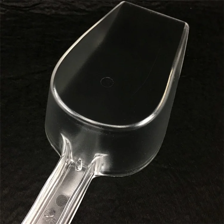 28cm Plastic Scoop Multifunctional Kitchen Shovel for Ice Cube Candy Flour, Size XL, Square Opening (BPA-Free, No FDA Certificate)