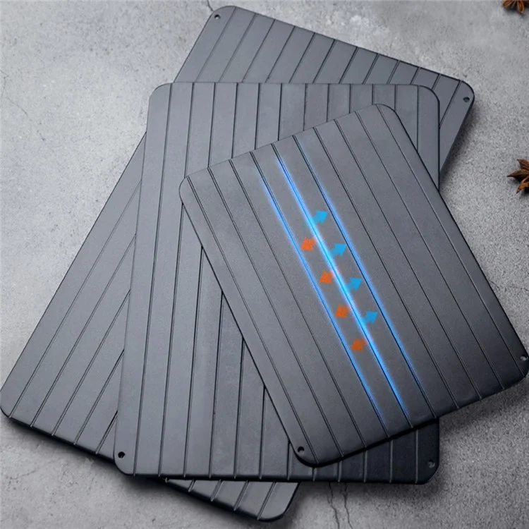 Frozen Food Meat Quick Defrosting Plate Aluminum Fast Defrost Tray, Size M: 29.5*20.8*0.2cm (No FDA Certificate)