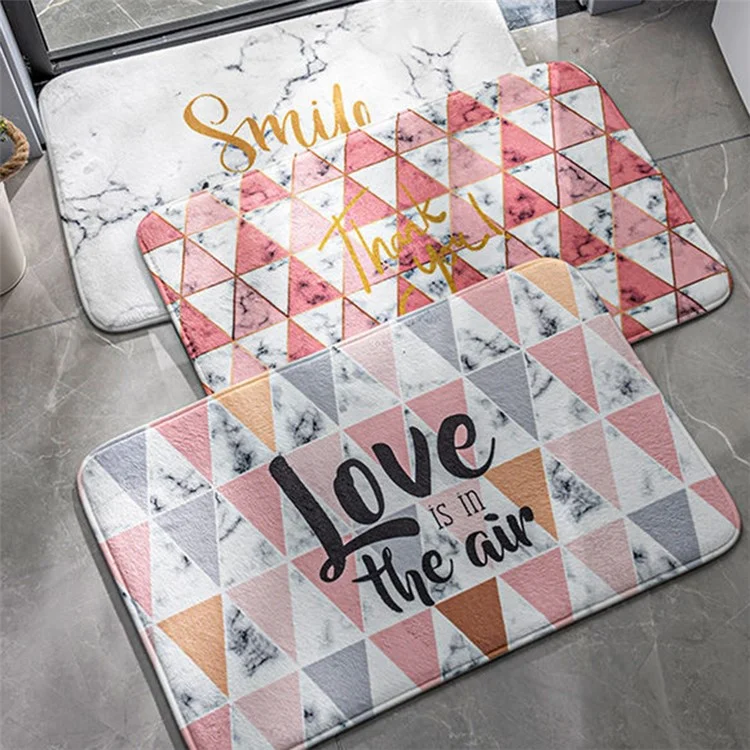 40x60cm Square Entrance Door Mat Non-Slip Water Absorbent Bathroom Mat Carpet - Bear