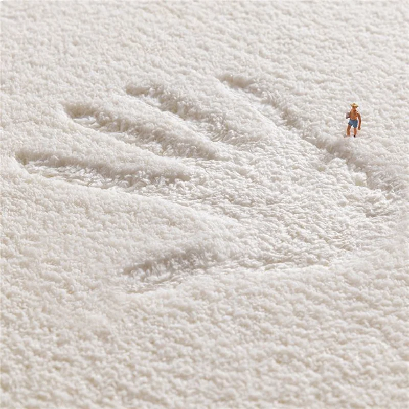 Bathroom Rug 40x60cm Water Absorbent Mat Anti-Slip Bottom - Bubbles