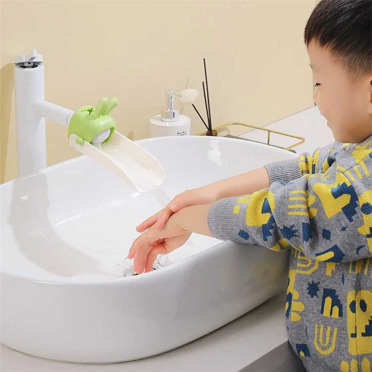 BIONIC Bathroom Kitchen TPR+PP Wasserhahn-Verlängerer für Kleinkinder und Kinder zum Händewaschen (BPA-frei, kein FDA) - Gelb