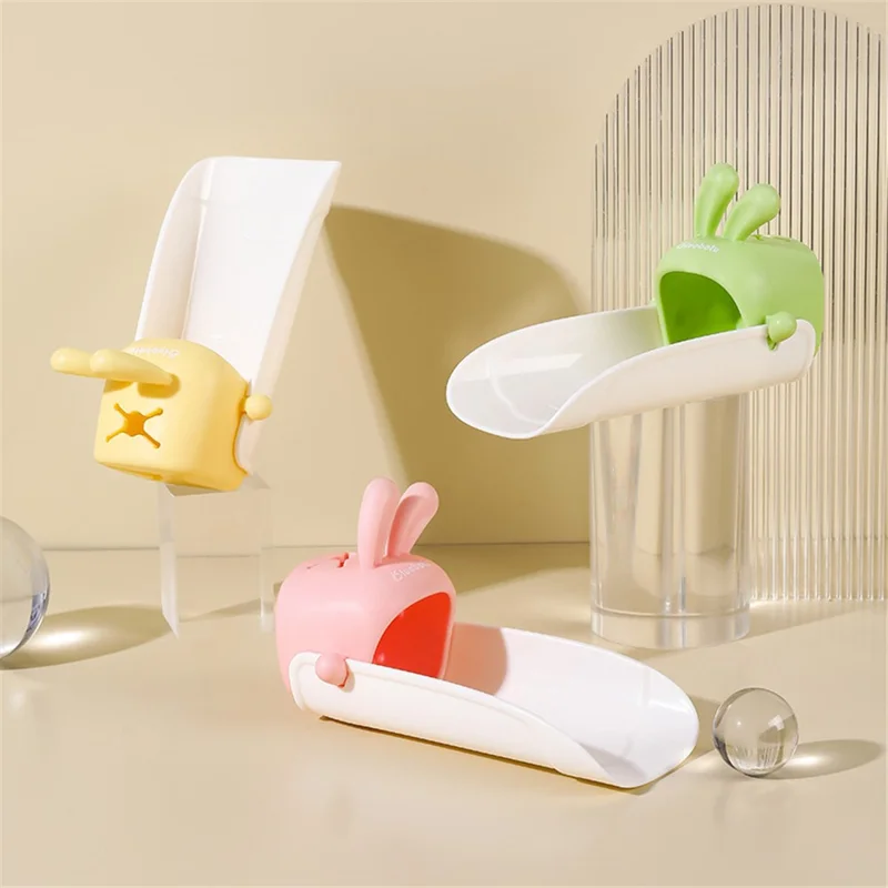 BIONIC Bathroom Kitchen TPR+PP Wasserhahn-Verlängerer für Kleinkinder und Kinder zum Händewaschen (BPA-frei, kein FDA) - Gelb