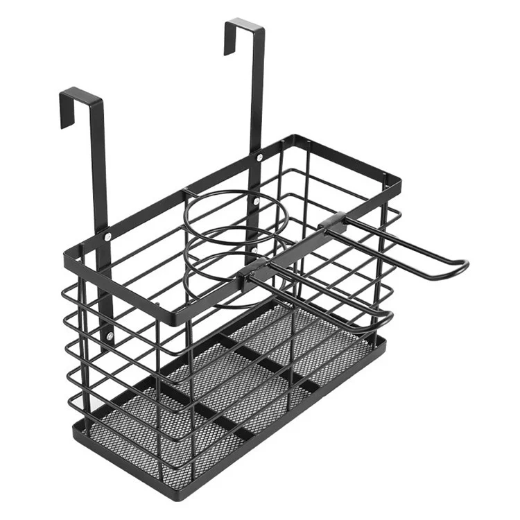 001-CFJ-002 Bathroom Metal Storage Rack Hair Dryer Holder Hanging Basket