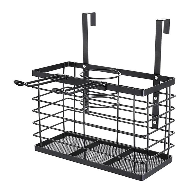 001-CFJ-002 Bathroom Metal Storage Rack Hair Dryer Holder Hanging Basket