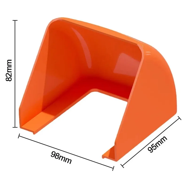 Vattentät låda PP-skyddshölje 86-tums väggströmbrytare Vattentät låda - Orange