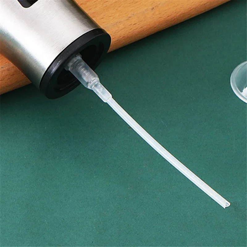 100ml Oil Sprayer for Cooking Press Type Stainless Steel Oil Atomizing Spray Bottle (No FDA Certification, BPA Free)