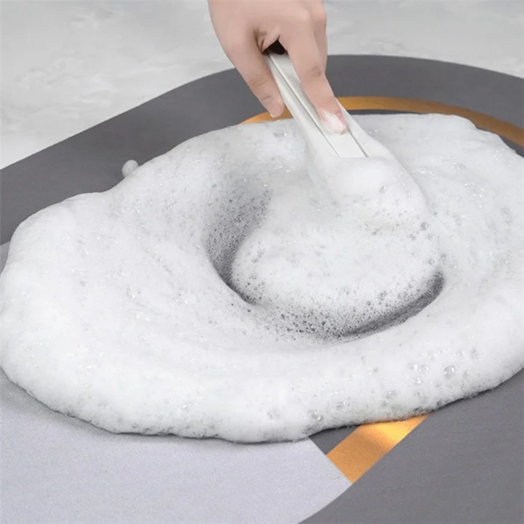 Y-1214-01 40X60cmx3.5Mm Diatomud Bath Mat Non-Slip Quick Drying Bathroom Rug Foot Pad - Stile 1