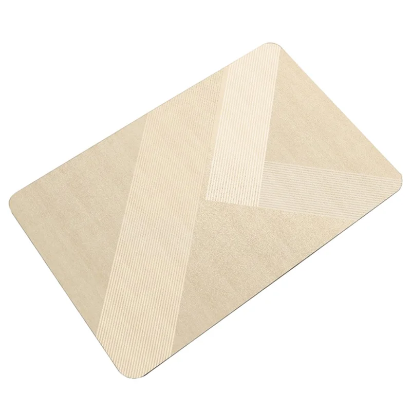 Y-1214-01 80x120cm Diatom Mud Bath Mat Non-Slip Quick Drying Bathroom Foot Pad - Style-05