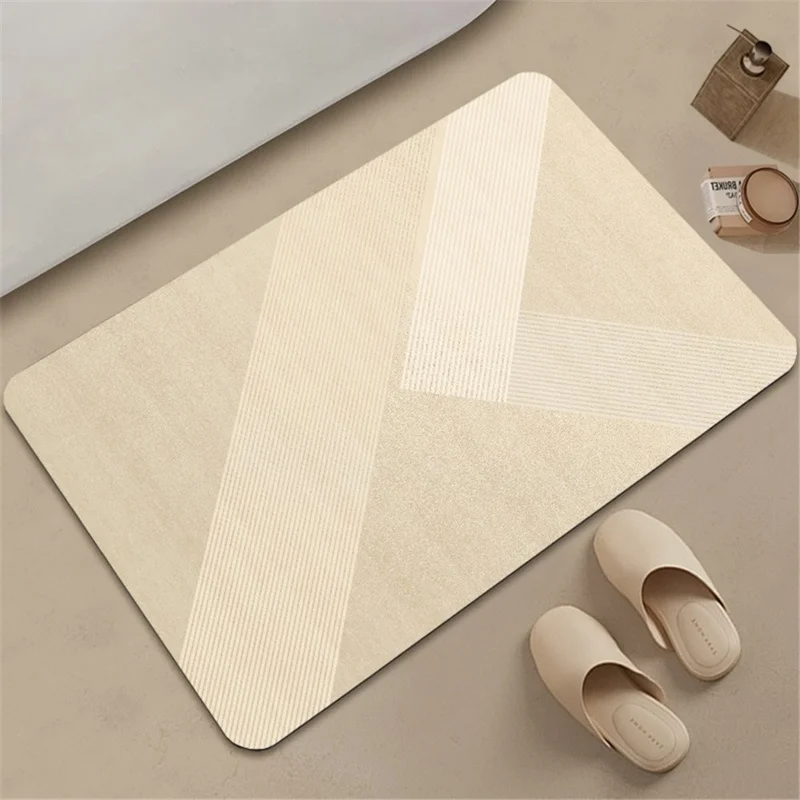 Y-1214-01 80x120cm Diatom Mud Bath Mat Non-Slip Quick Drying Bathroom Foot Pad - Style-05