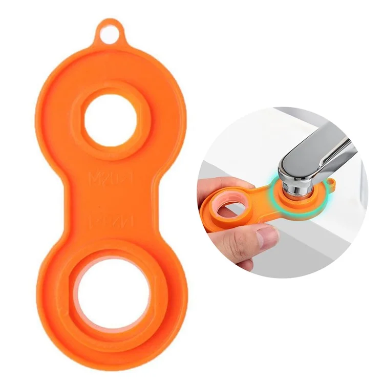 Faucet Wrench for 20 / 22 / 24 / 28mm Water Tap Nozzle, Orange Faucet Manual Spanner