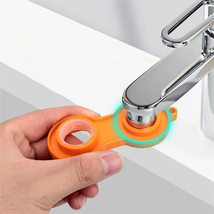 Faucet Wrench for 20 / 22 / 24 / 28mm Water Tap Nozzle, Orange Faucet Manual Spanner