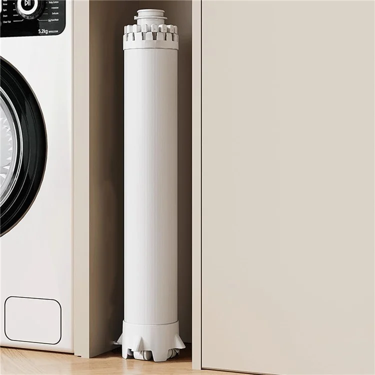 Dual Layer Foldable Floor-Standing Octopus Clothes Drying Rack Household Multi-Head Clothes Drying Rack - White