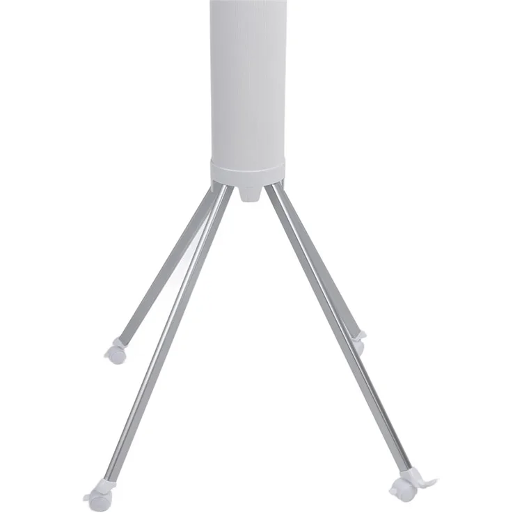 Single Layer Foldable Floor-Standing Octopus Clothes Drying Rack Household 16-pole Clothes Drying Rack - White