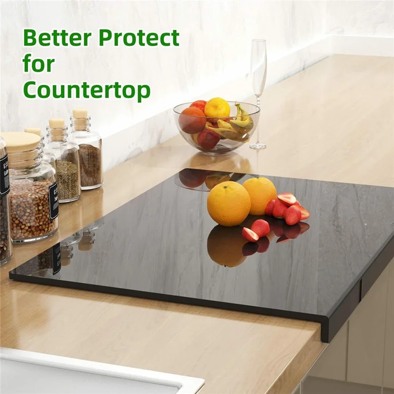 45x35cm Kitchen Counter Acrylic Cutting Board Anti-Slip Fruit Vegetable Cutting Board (BPA-Free, No FDA Certified)