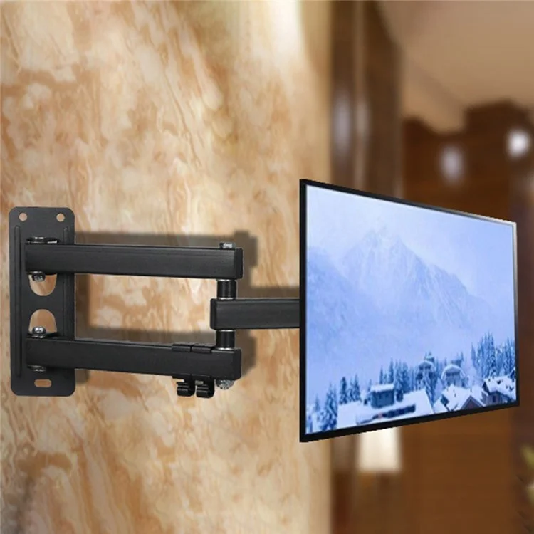 CP104 Universal Telescopic Swivel Bracket TV Hanger Bracket Hole Distance: 75-400mm