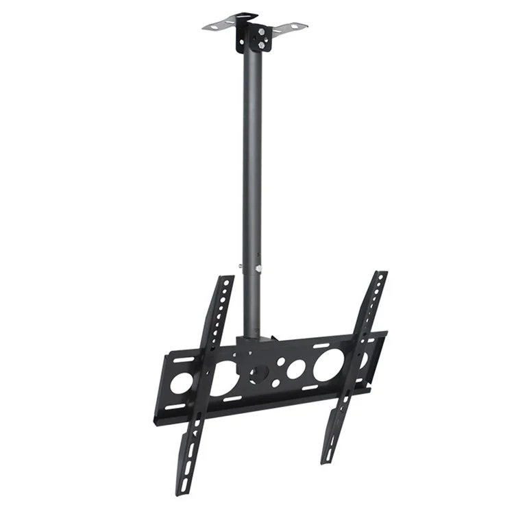 DJ02 1.9m TV Ceiling Mount 360-Degree Rotation Television Wall Holder Bracket Fits 32 to 55 Inch LED, LCD, OLED Screen