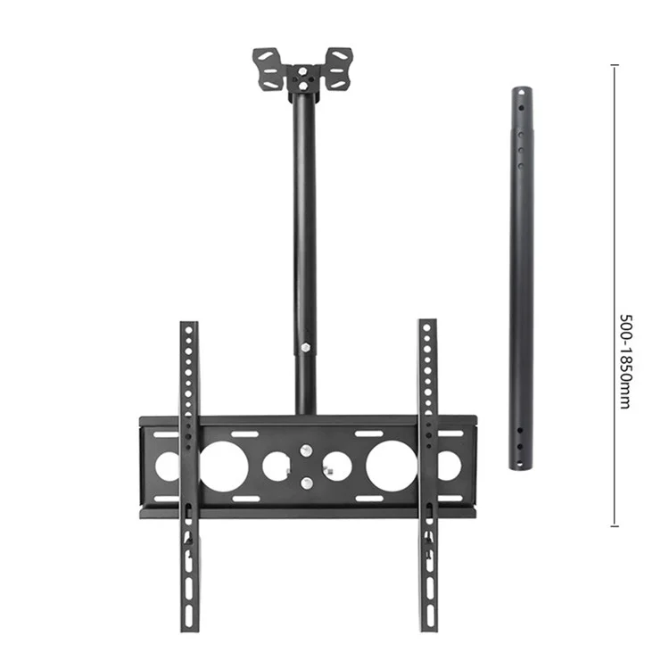 DJ02 1.9m TV Ceiling Mount 360-Degree Rotation Television Wall Holder Bracket Fits 32 to 55 Inch LED, LCD, OLED Screen