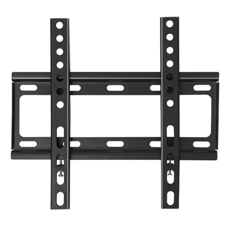 A19 Fixed TV Wall Mount 1mm Quick Release Lock TV Mount with Loading 25Kg Flat Wall Mount Bracket for 14-42 Inch TVs