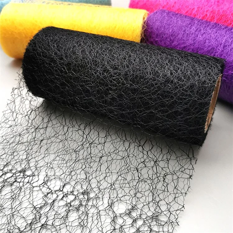 QZYP-026 Rotolo di tulle 15cm 10 Yard Organza Nastro Bouquet Matrimonio Sedia Runner Tavolo Decorazione - Oro 