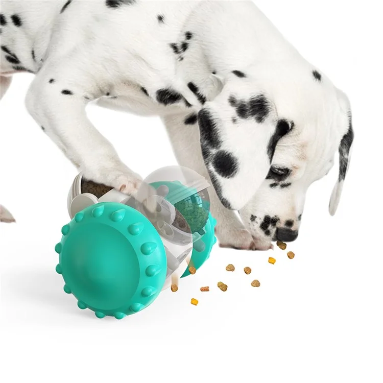 LSC-01 Lebensmittelabteilung Katche-kauspielzeug Interaktiver Tumbler Hunde Bewegen Spielzeug Lustiger Training Kätzchen Teaser-spielzeug Für Innenhüter (mit FDA, Bpa-frei) - Blauer See