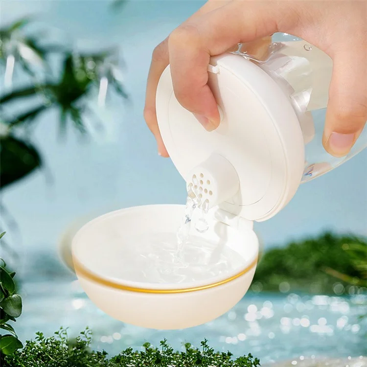 Bebedouro de Cachorro e Gato Portátil de 300ml (Sem Certificado FDA, Livre de BPA) - Verde Claro