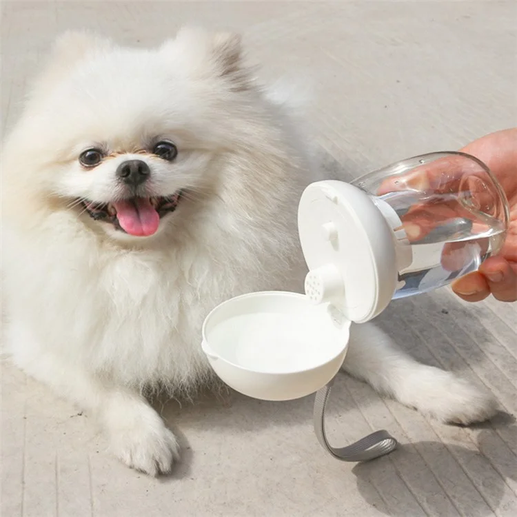 300ml Dog Cat Go Out Kettle Drinker Portable Water Cup Water Feeder (BPA Free, No FDA Certificate) - Pink