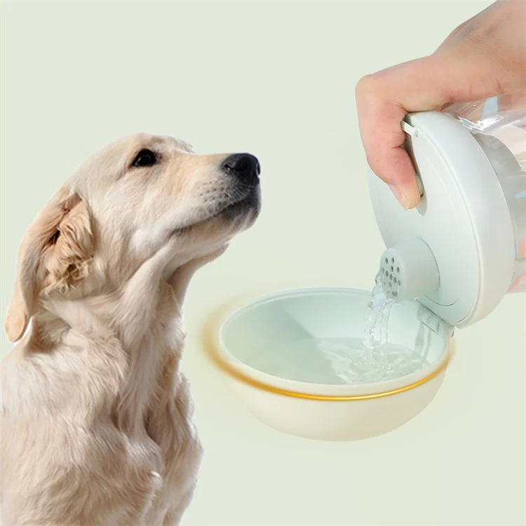 300ml Dog Cat Go Out Kettle Drinker Portable Water Cup Water Feeder (BPA Free, No FDA Certificate) - Pink