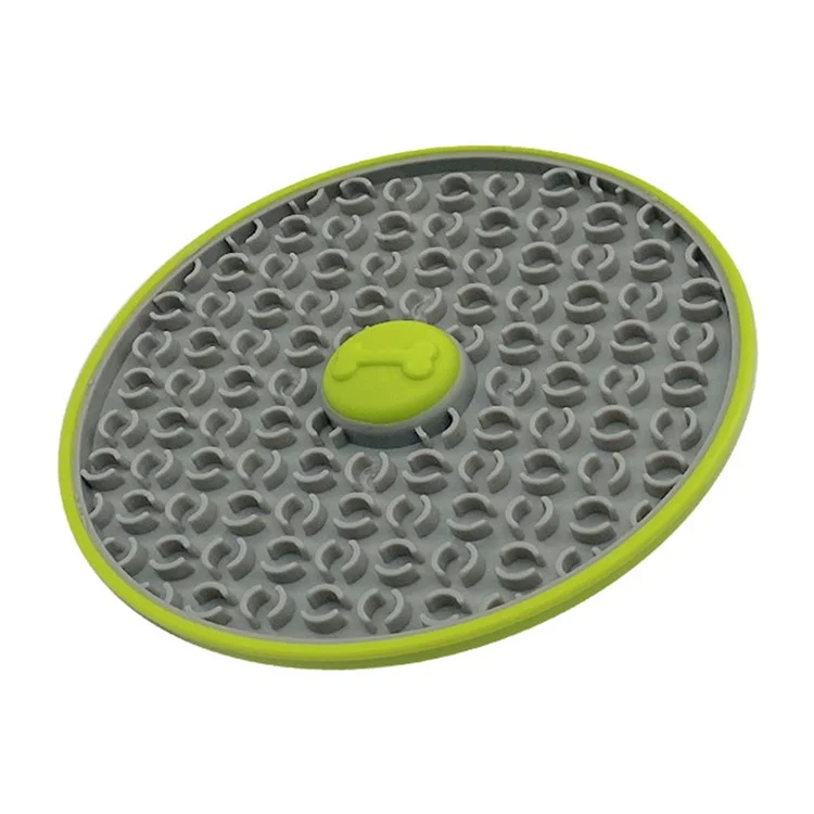 Ciotola Rallentamento Pasto Cane Gatto in PP+TPR, Antistrozzatura, Senza Certificazione FDA, Senza BPA - Verde