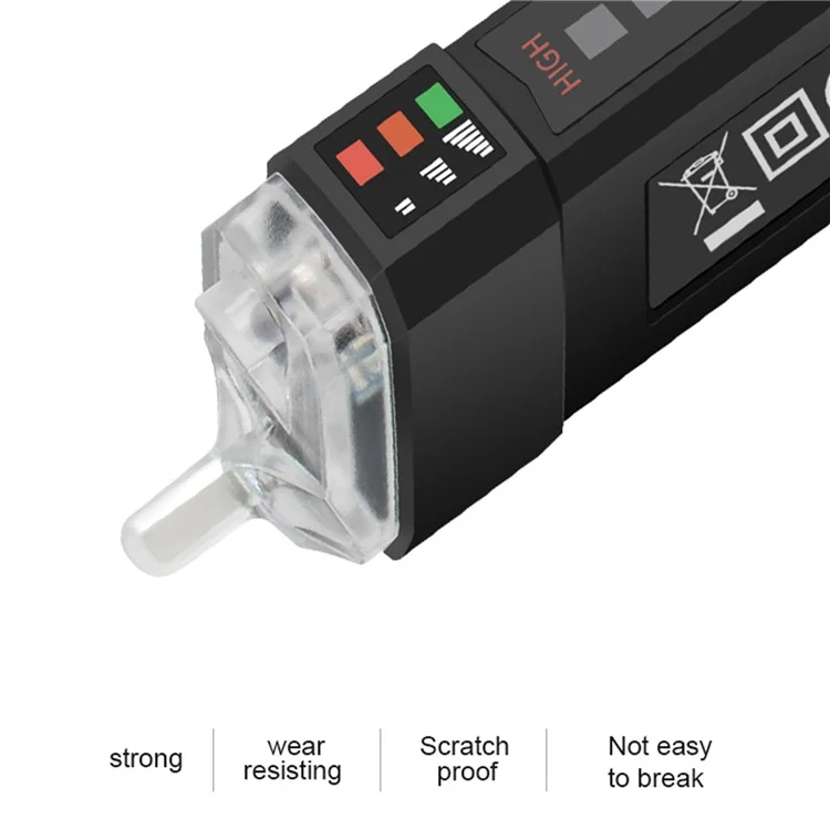 MESTEK AC20 12-1000V Smart Non-Contact Electric Test Pencil AC Voltage Alarm Smart Detector Tester Pen