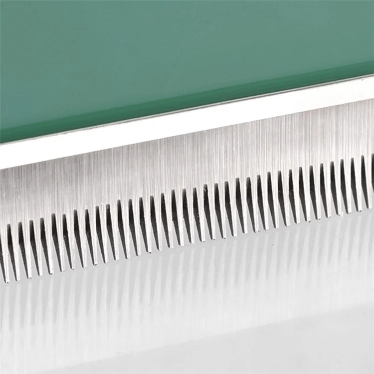 HISTOTREE 65mm Metal Blade Plastic Comb Pet Cat Dog Hair Removal Massaging Comb Deshedding Brush Grooming Fur Remover - Pink