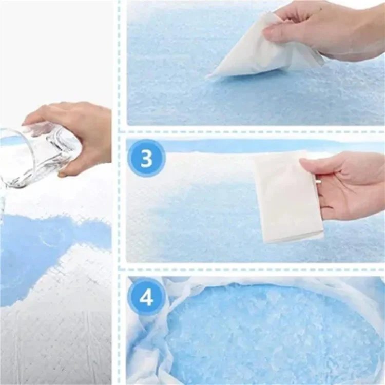 i Pannolini Per Cani da Compagnia Addensano Forti Cuscinetti Per Animali Domestici Che Assorbono L'acqua - Dimensioni S / 100pcs
