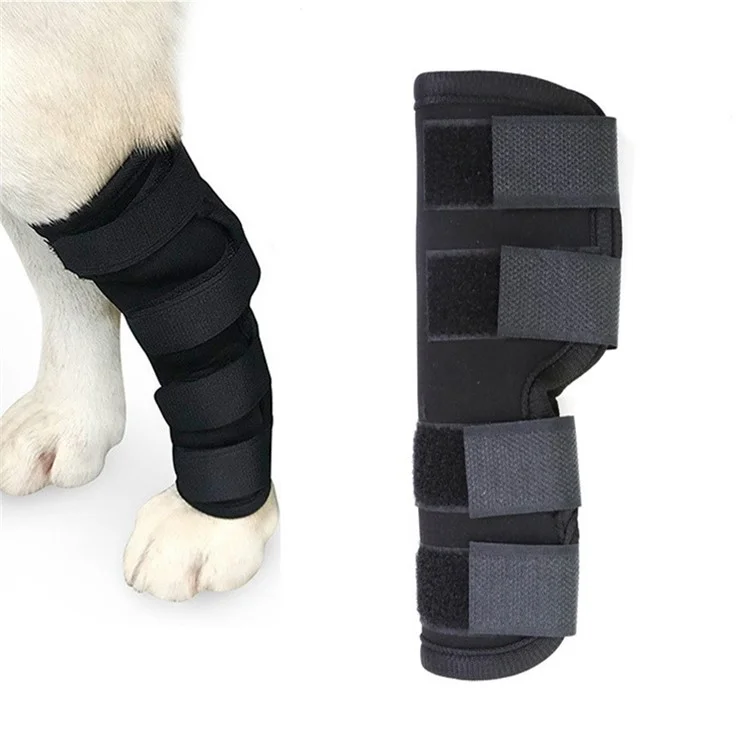 1Pc Pain Relief Dog Leg Joint Fracture Fixed Brace Injury Recovery Protector Support - M