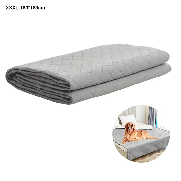 QS-104 183 x 183 cm Letto per animali domestici lavabile Tappetino per auto Tappeto impermeabile per urina per cani/gatti, Taglia XXXL