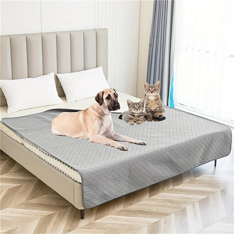 QS-104 183 x 183 cm Letto per animali domestici lavabile Tappetino per auto Tappeto impermeabile per urina per cani/gatti, Taglia XXXL