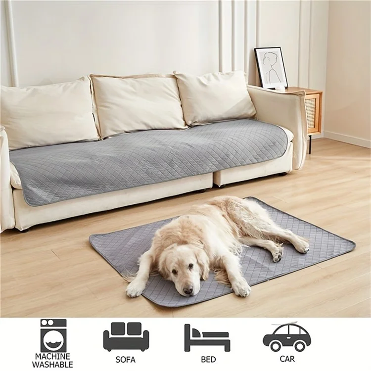 QS-104 183 x 183 cm Letto per animali domestici lavabile Tappetino per auto Tappeto impermeabile per urina per cani/gatti, Taglia XXXL