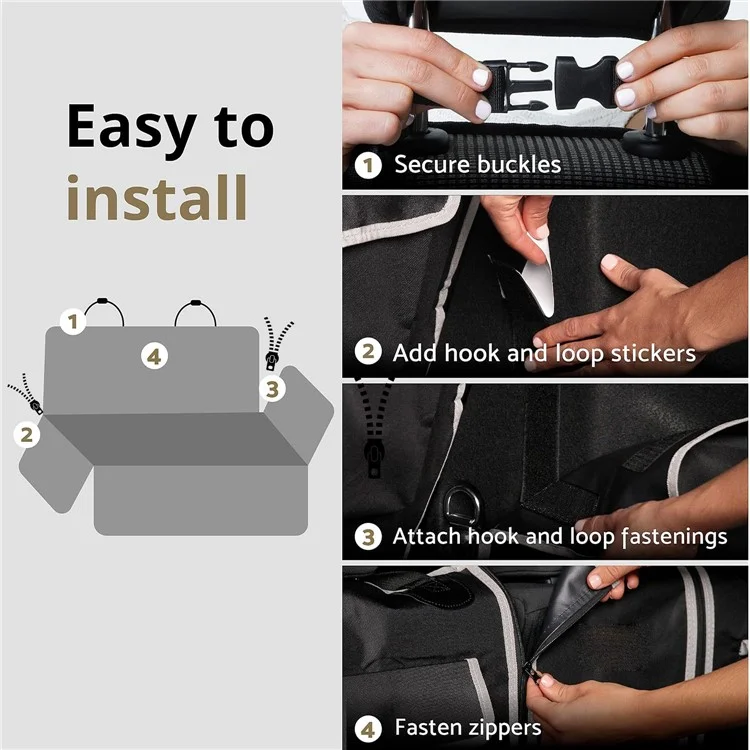 U-08 Waterproof Car Trunk Pet Mat SUV Sedan Trunk Scratch Resistant Protector