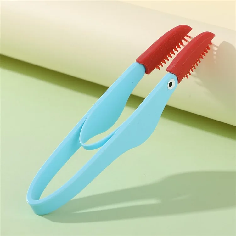 Soft Silicone Head Tear Stain Removal Comb for Cats Dogs Eye Discharge Cleaning Pet Eye Care Tool - Blue